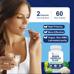 Etiqueta Migcopat con lista de ingredientes y formas biodisponibles destacadas