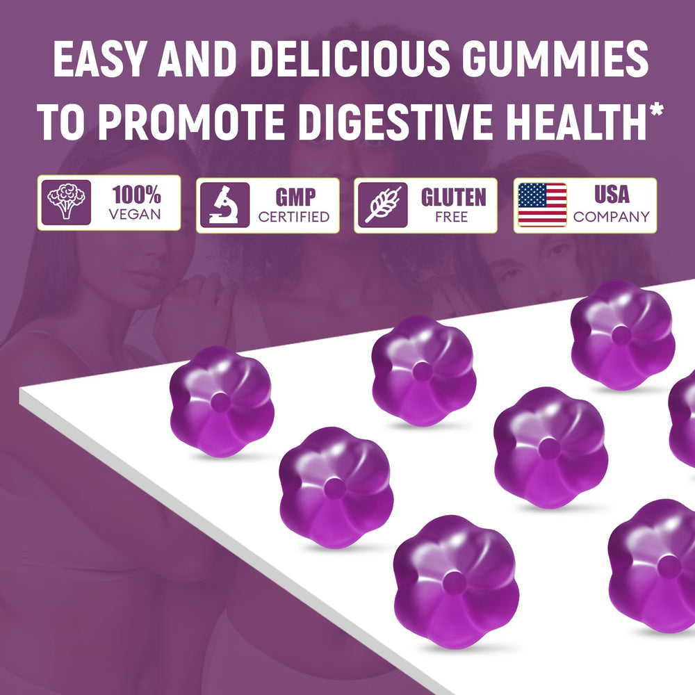 Gomitas Migcopat sin azúcar, fibra sabor uva