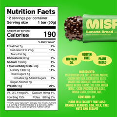 Misfits primer plano del centro masticable de banana con beneficio saciante
