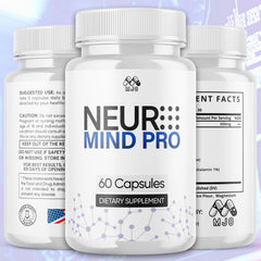 MJO Neuro Mind Pro etiqueta detallada con ingredientes y beneficios claros