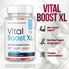 MJO Vital Boost XL gomitas apiladas mostrando consistencia masticable