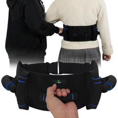 MKEFMEI cinturón de transferencia vista frontal beneficio seguridad