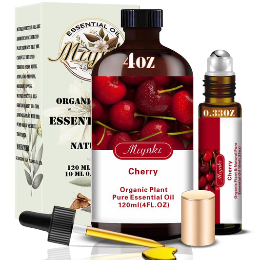 Aceite esencial de cereza de mlynkl, frasco 130 ml ideal para difusores y relajación