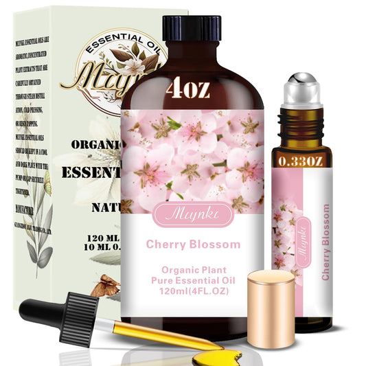 mlynkl Aceite esencial Cherry Blossom para difusor; aroma relajante en interiores.