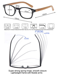 MODFANS lentes en manos mientras se lee, facilitan lectura cómoda