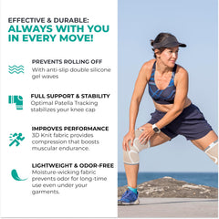 Modvel par de fajas en mano para mostrar tamaño y ajuste práctico