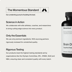 Momentous composición de ingredientes clave que apoya memoria