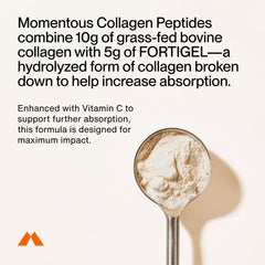 Momentous Collagen Powder in coffee shows versatile, flavor-neutral supplementation.