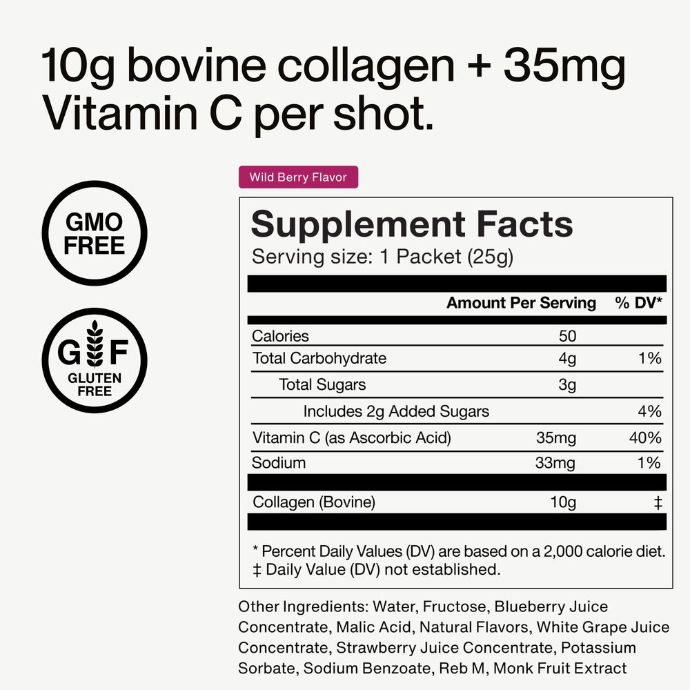 Momentous Collagen Shot, 15 porciones para conveniencia.