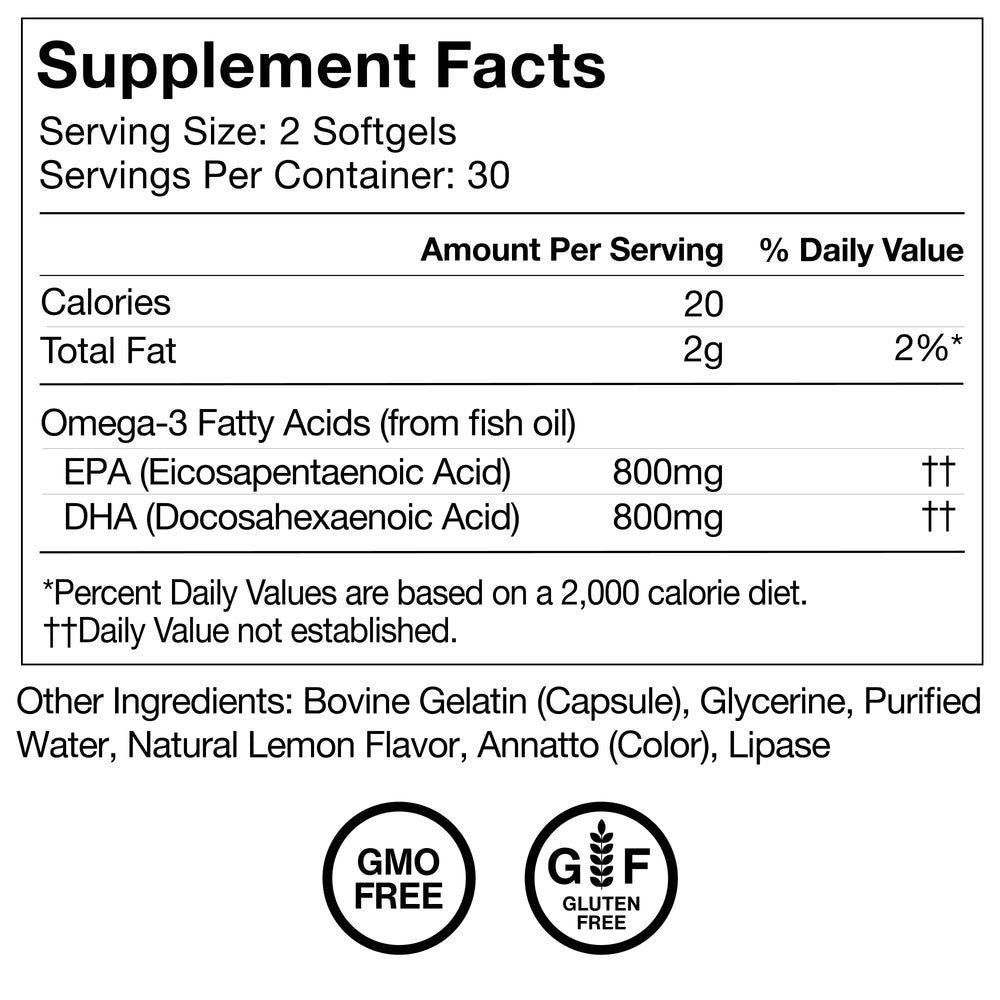 Momento de consumo de Momentous Omega-3 en la mesa para rutina diaria