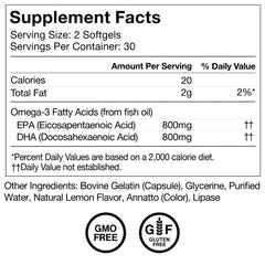 Momento de consumo de Momentous Omega-3 en la mesa para rutina diaria