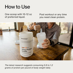 Momentous Whey con enzimas ProHydroase para digestión suave