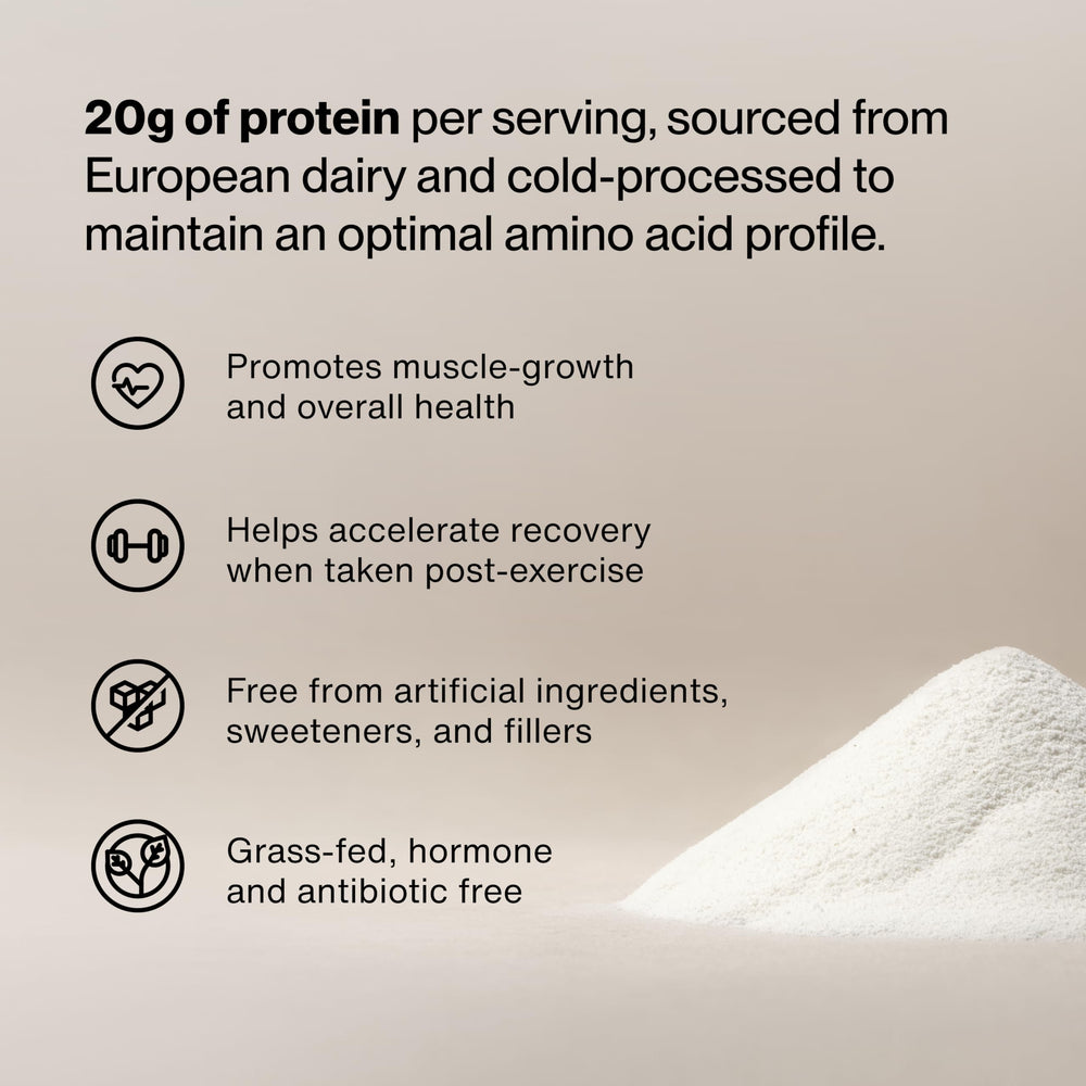 Momentous Whey proceso en frío para absorción proteica óptima