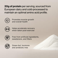 Momentous Whey proceso en frío para absorción proteica óptima