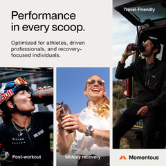 Momentous Whey sabor vainilla, fácil de mezclar