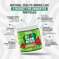 Monty Supplements gominola en mano para mostrar tamaño y dosificación segura
