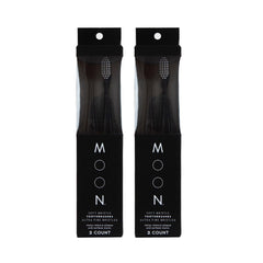 MOON cepillo frontal mostrando diseño elegante y agarre cómodo
