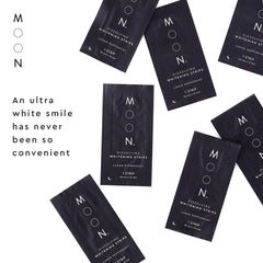 MOON etiqueta con información de ingredientes y beneficios para sensibles