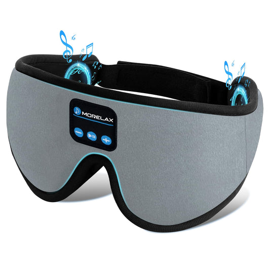 Máscara Morelax con auriculares inalámbricos para dormir y escuchar música sin cables