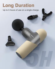 Morelax Mini masajeador, diseño compacto y ligero para llevar en la bolsa de entrenamiento.