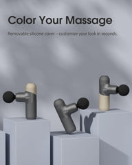 Morelax Mini masajeador, ideal para recuperarse tras entrenos en casa o viaje.