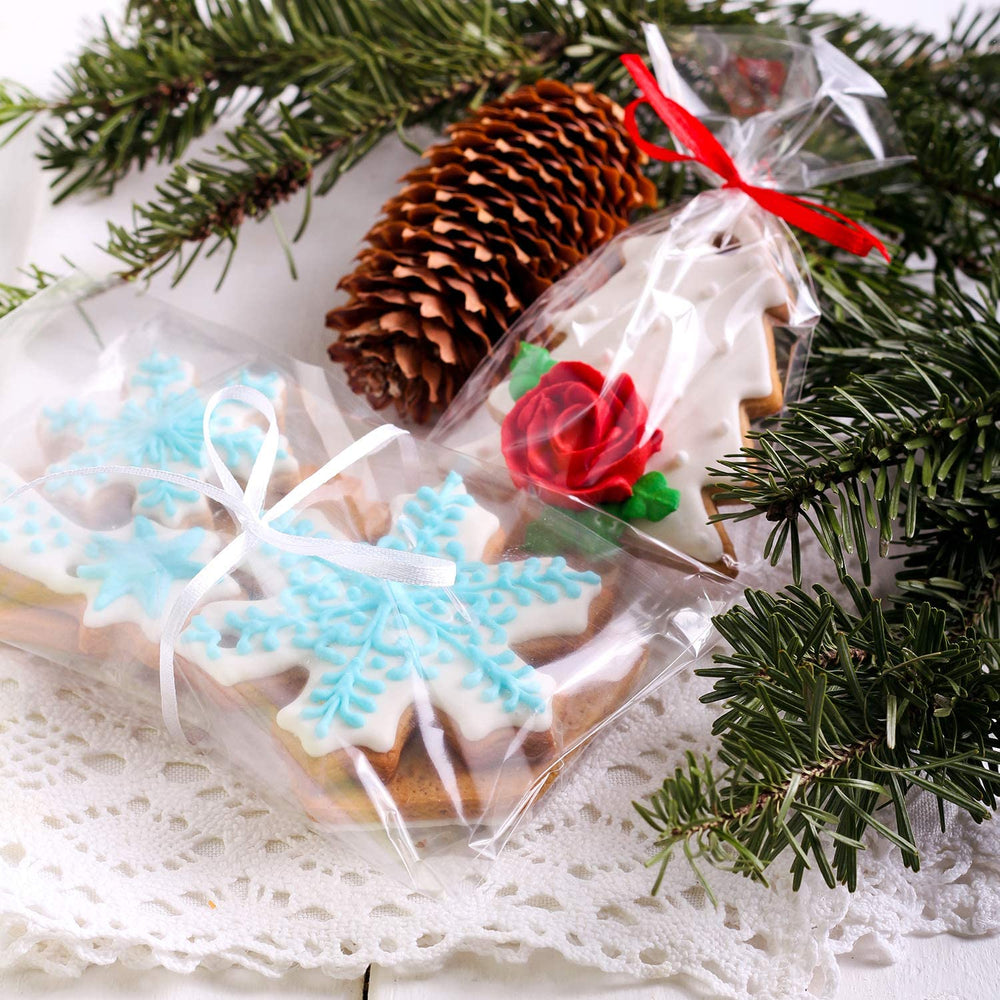 Morepack bolsa con galletas visible que mejora la presentación comercial