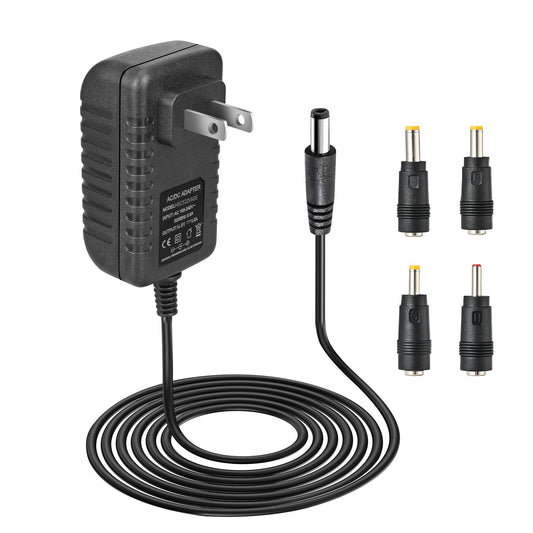 Moroxi adaptador frontal mostrando voltaje 16.8V y diseño compacto con seguridad