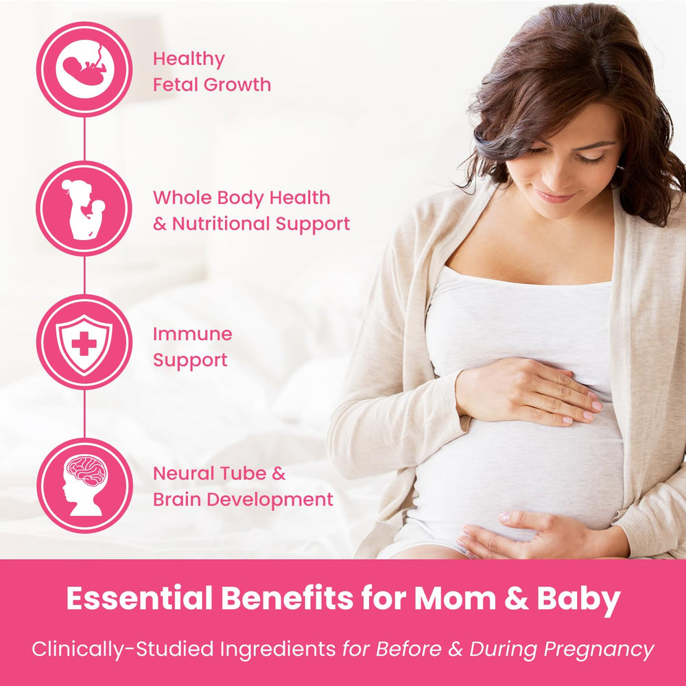 Madre feliz con bebé ilustrando uso de Mother's Promise para apoyar etapas de maternidad