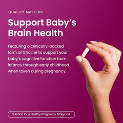 Mother's Promise producto en rutina maternal mostrando integración prenatal