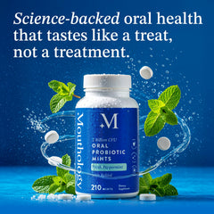 Mouthology etiqueta con ingredientes y beneficios claros