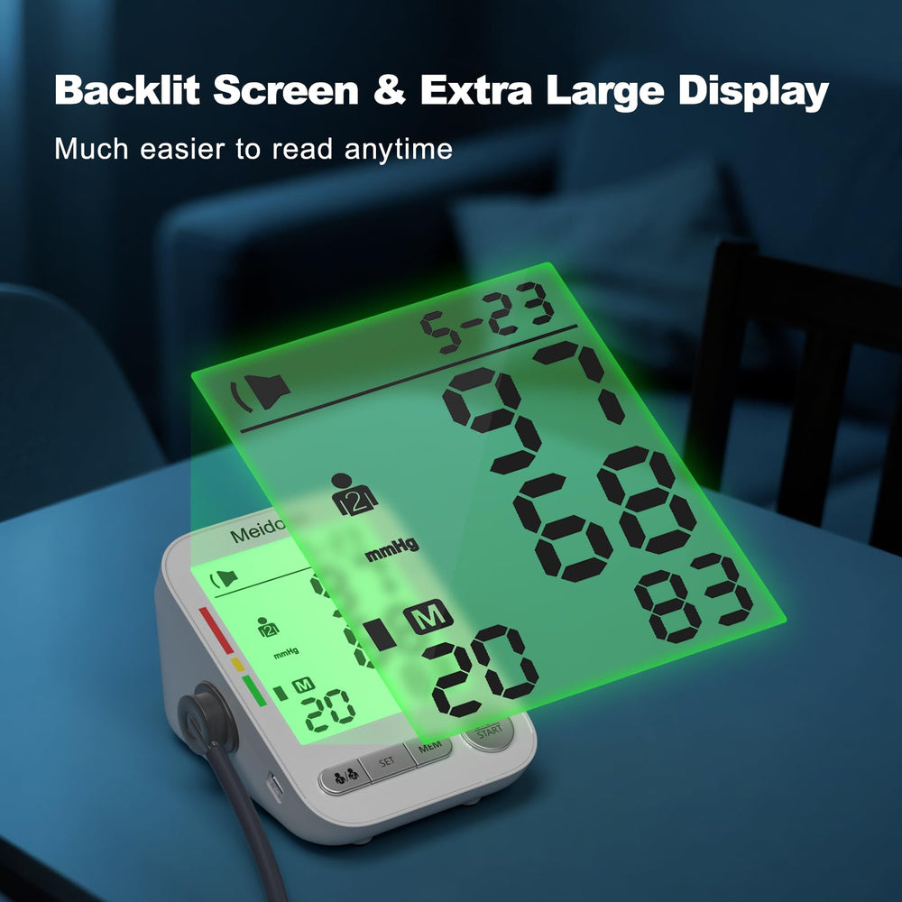 MOWUX monitor en uso sobre el brazo para lecturas rápidas y fiables