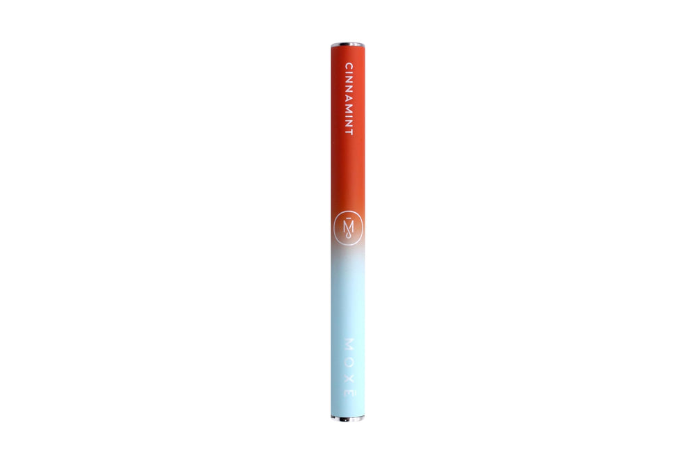 MOXE inhalador sobre un escritorio moderno, ideal para oficina y reuniones