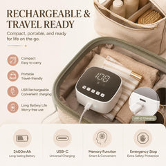 MPADQ tamaño en mano que muestra portabilidad y fácil transporte