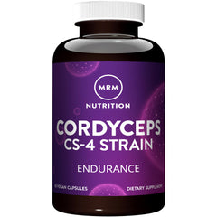 MRM Cordyceps CS-4, botella, diseñada para apoyar la energía diaria de forma natural.