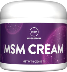 MRM MSM Crema con Vitamina A y D, envase de 113 g para cuidado diario de piel.