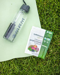 MRM Detox aviso PROP65 California en el envase