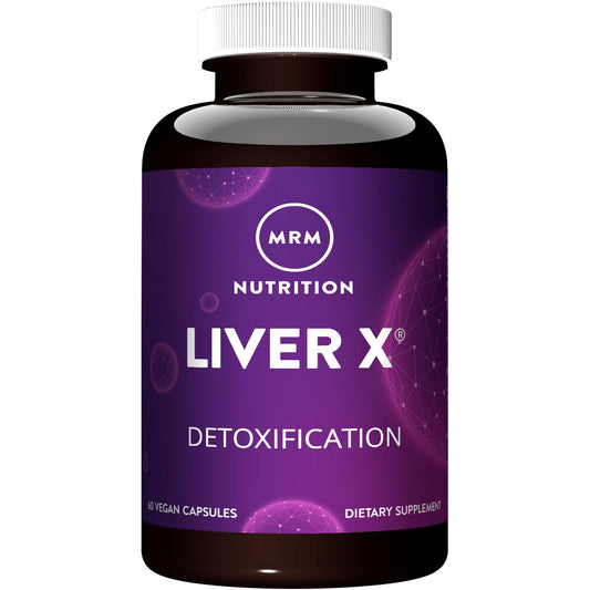 MRM Liver X: cápsulas con cardo mariano para apoyo diario al bienestar hepático.