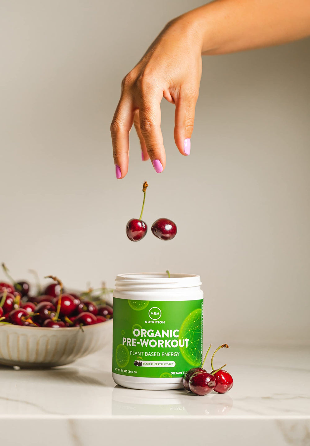 MRM Pre-entrenamiento Orgánico Isla Fusión: adaptógenos que ayudan a gestionar la fatiga.