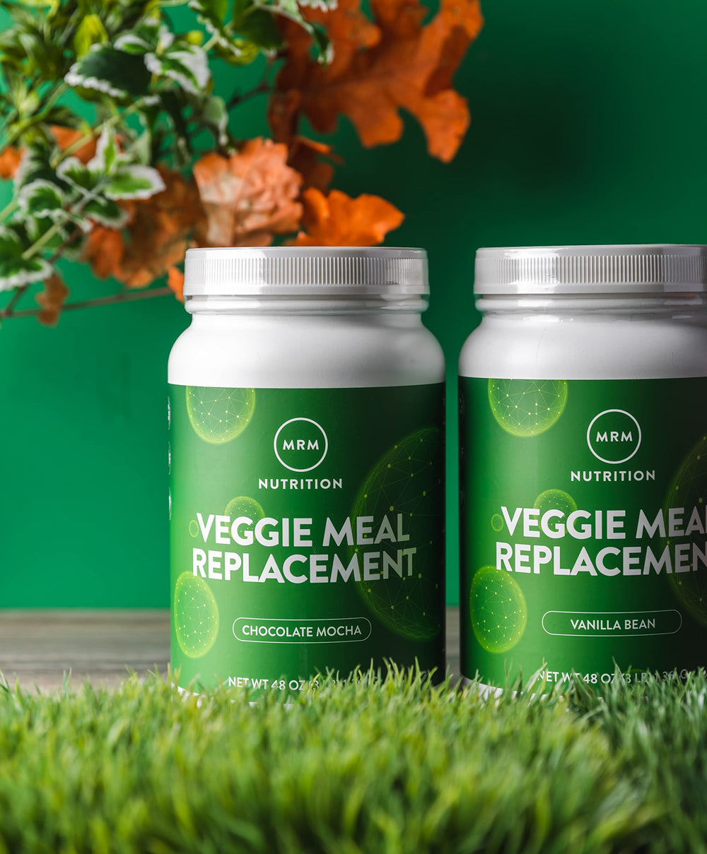 MRM Veggie Meal Replacement Vanilla, uso práctico en movimiento; meriendas o comidas rápidas.
