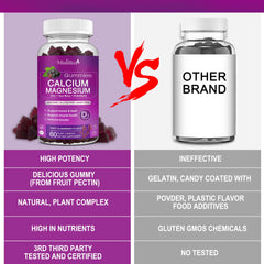 Calcio vegetal y magnesio glycinato en Mulittea, ingredientes premium