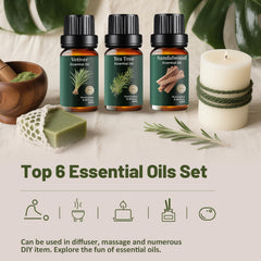 Mumianhua Aceite esencial Arbol de Te 10 ml: limpieza natural para difusor.