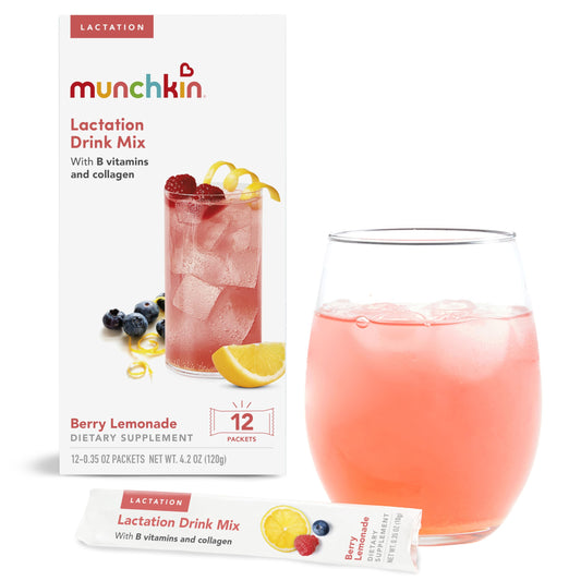 Munchkin empaque frontal berry lemonade, práctico para llevar
