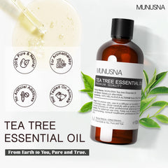 MUNUSNA gota de aceite mostrando textura pura y concentración