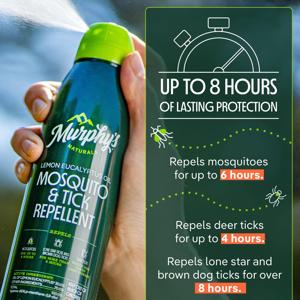 Murphy's Naturals atomizador en acción mostrando la niebla fina y aplicación fácil
