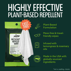 Murphy's Naturals primer plano de la textura de la toallita, rápida absorción