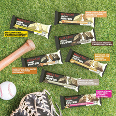 Musashi barrita servida con yogur como snack proteico equilibrado