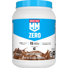 Muscle Milk envase frontal mostrando etiqueta y beneficio proteico