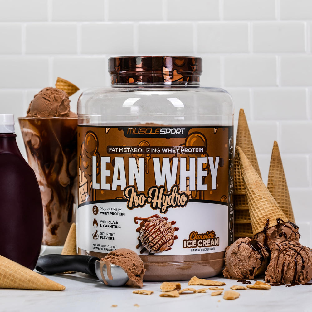 MuscleSport etiqueta nutricional ampliada mostrando macros y beneficios claros