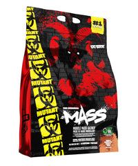 Mutant frasco frontal mostrando etiqueta y beneficio de alto aporte calórico