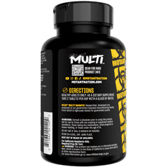 Mutant Multi junto a comida ejemplar para indicar toma con alimentos